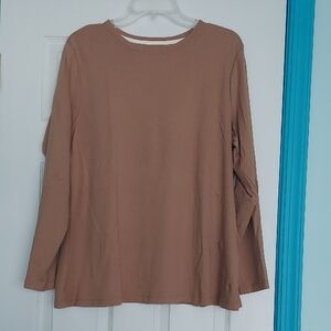 Isaac Mizrahi Long Sleeve Knit Top